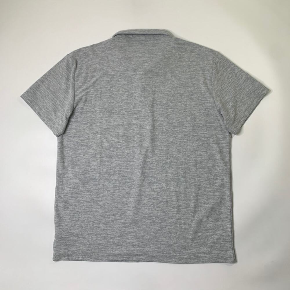 Vuori Polo Shirt Mens 2XL XXL Grey Ace Performance Pocket Wicking Stretch Golf - Picture 7 of 9